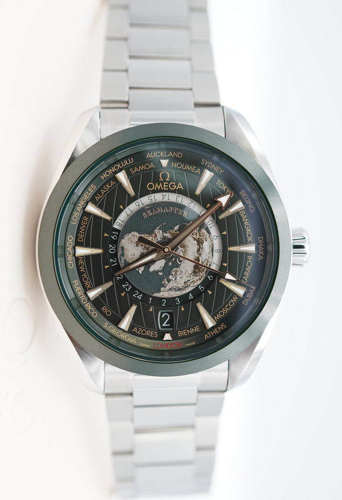 OMEGA Seamaster Aqua Terra Worldtimer Green – 22030432210001 Bracelet TK
