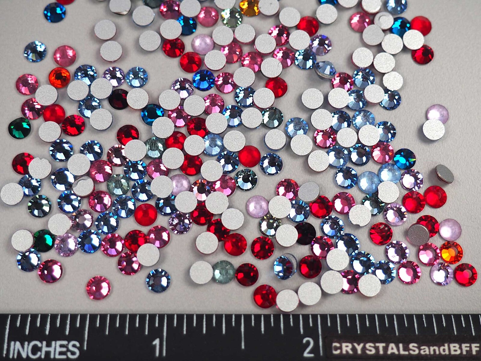 Color Mix “I” CLOSEOUT, Preciosa VIVA Genuine Czech Rhinestones ss16, 4mm