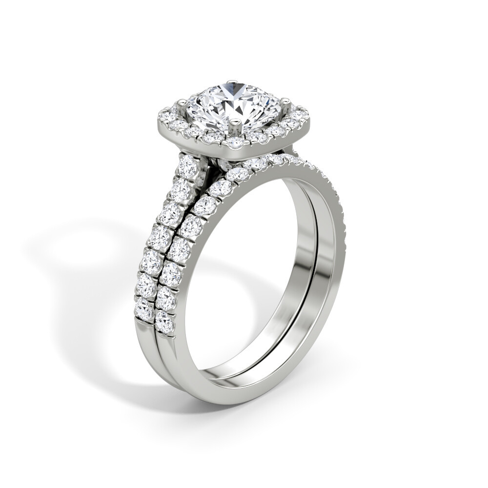 14k Ring E VVS2 2.25 Carat Lab-created Diamond IGI Certification Women Jewelry