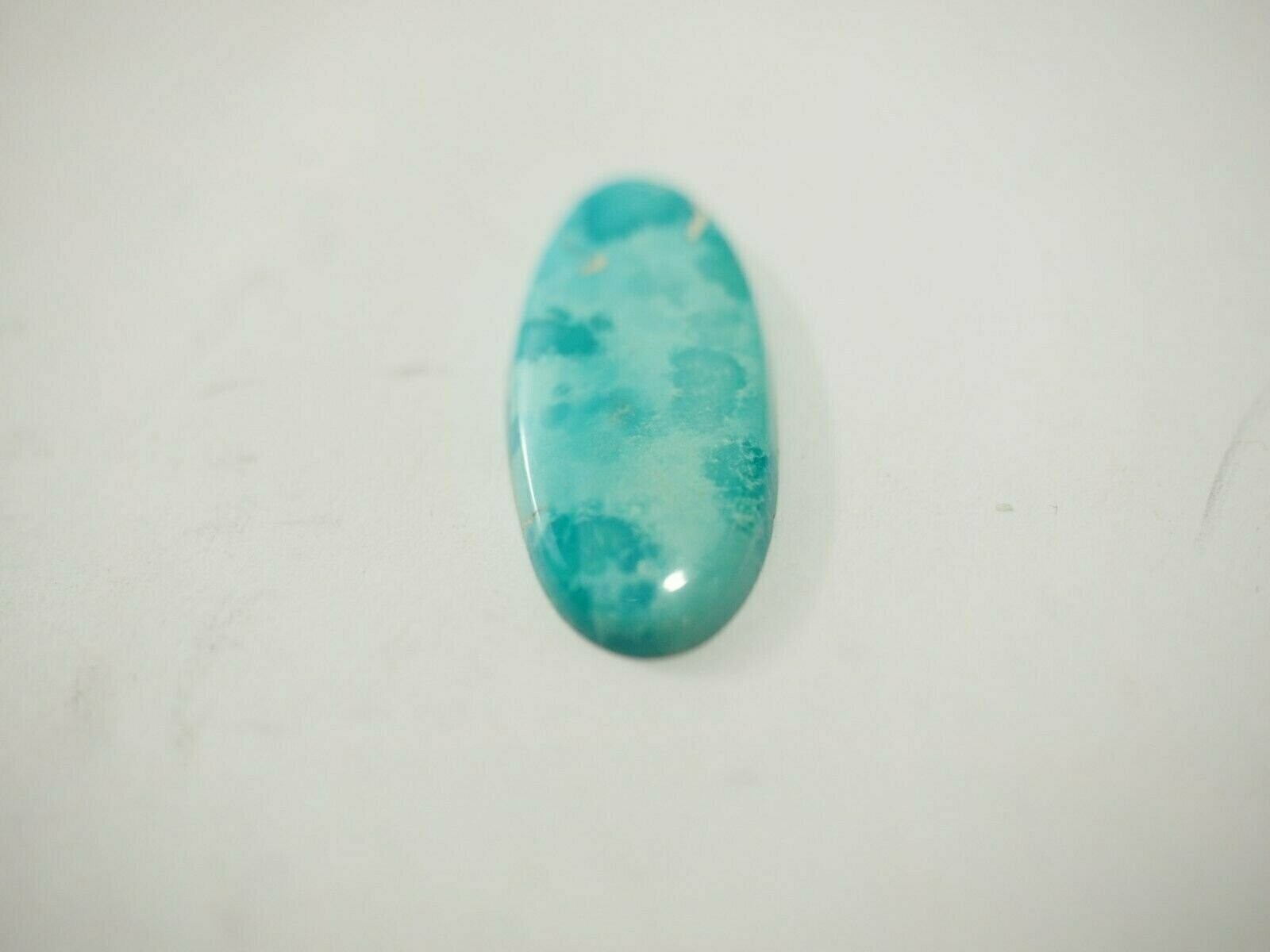 12.01 carat Natural Turquoise Mountain Cabochon 24.6 x 15.8 x 3.7mm TC-137 GEM