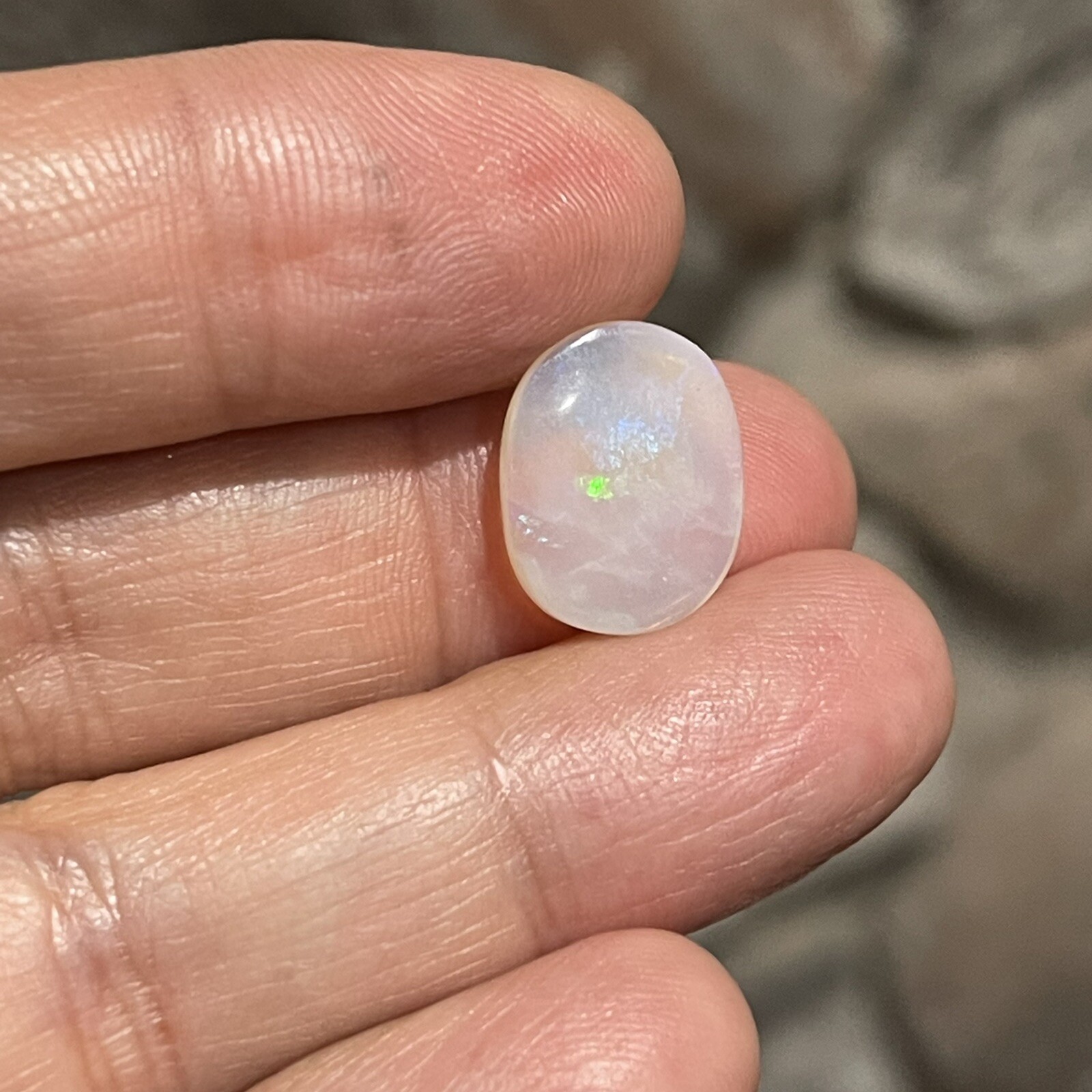 3.35ct 14.9x12x2.5mm Fine Australian Solid Opal Oval Cabochon Jelly Opal
