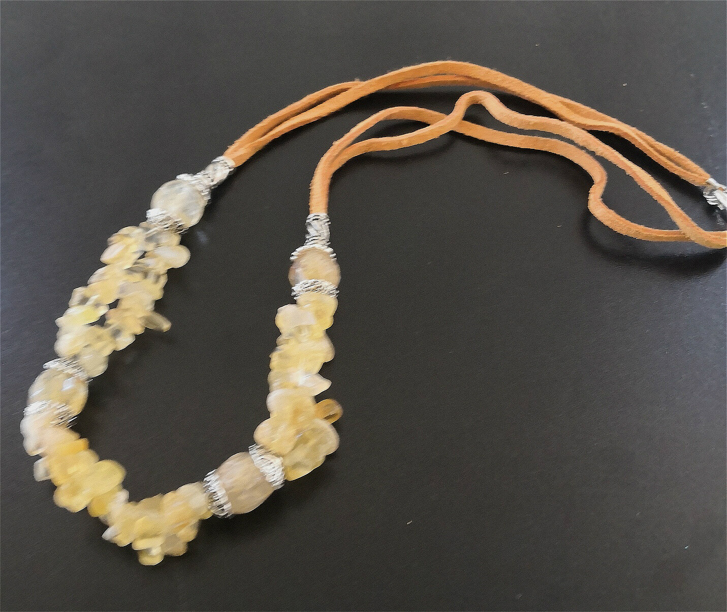 AU STOCK CHIC MULTIPLE GENUINE NATURAL STONE GEMSTONE NECKLACE N006