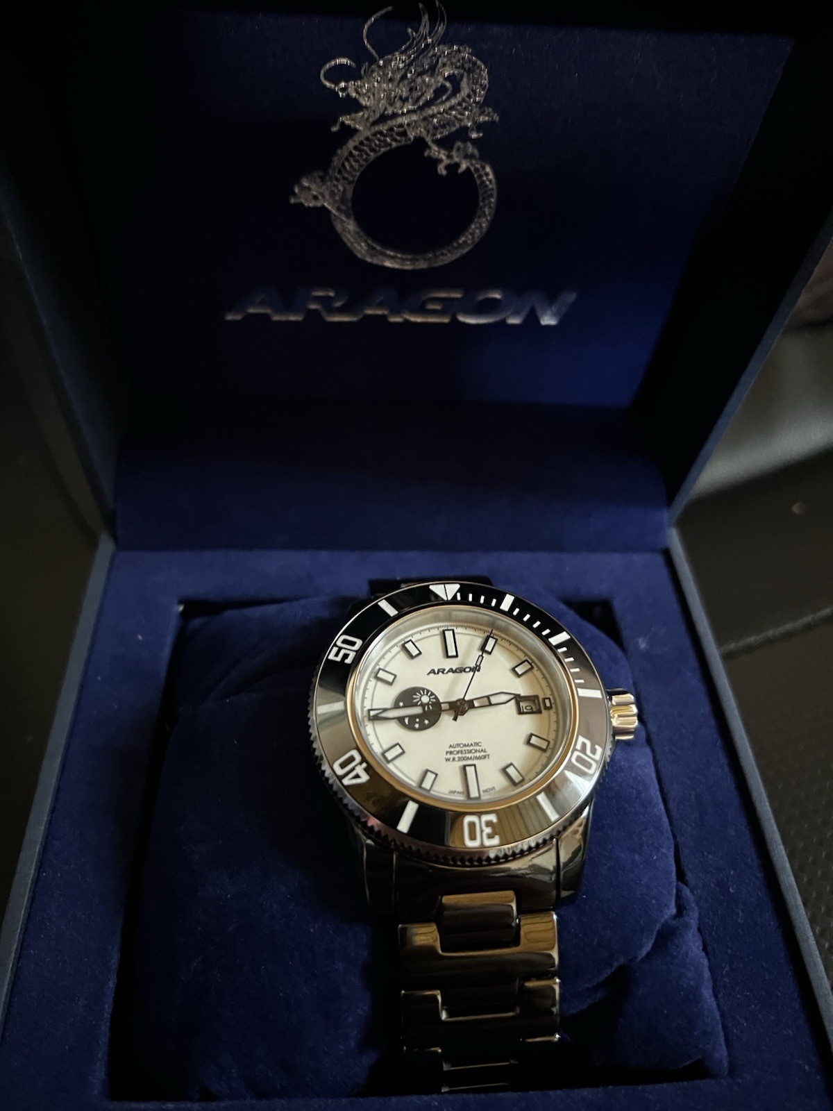 Aragon Hercules Ceramic Sun And Moon Diver Automatic 44mm Case