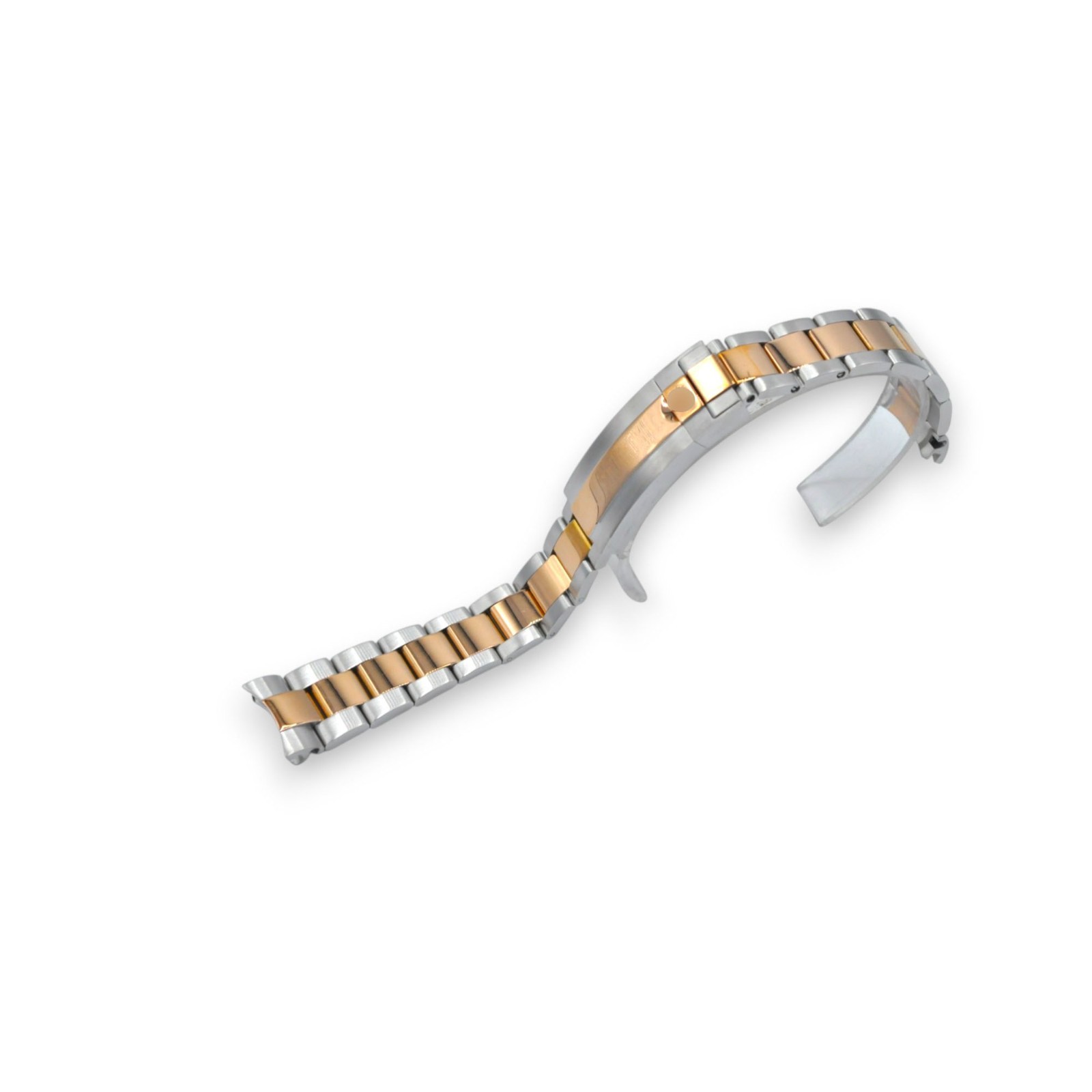 20 Two Tone Color Steel Bracelet For Rolex Flip Lock 1601,1602,1603,16610,16613
