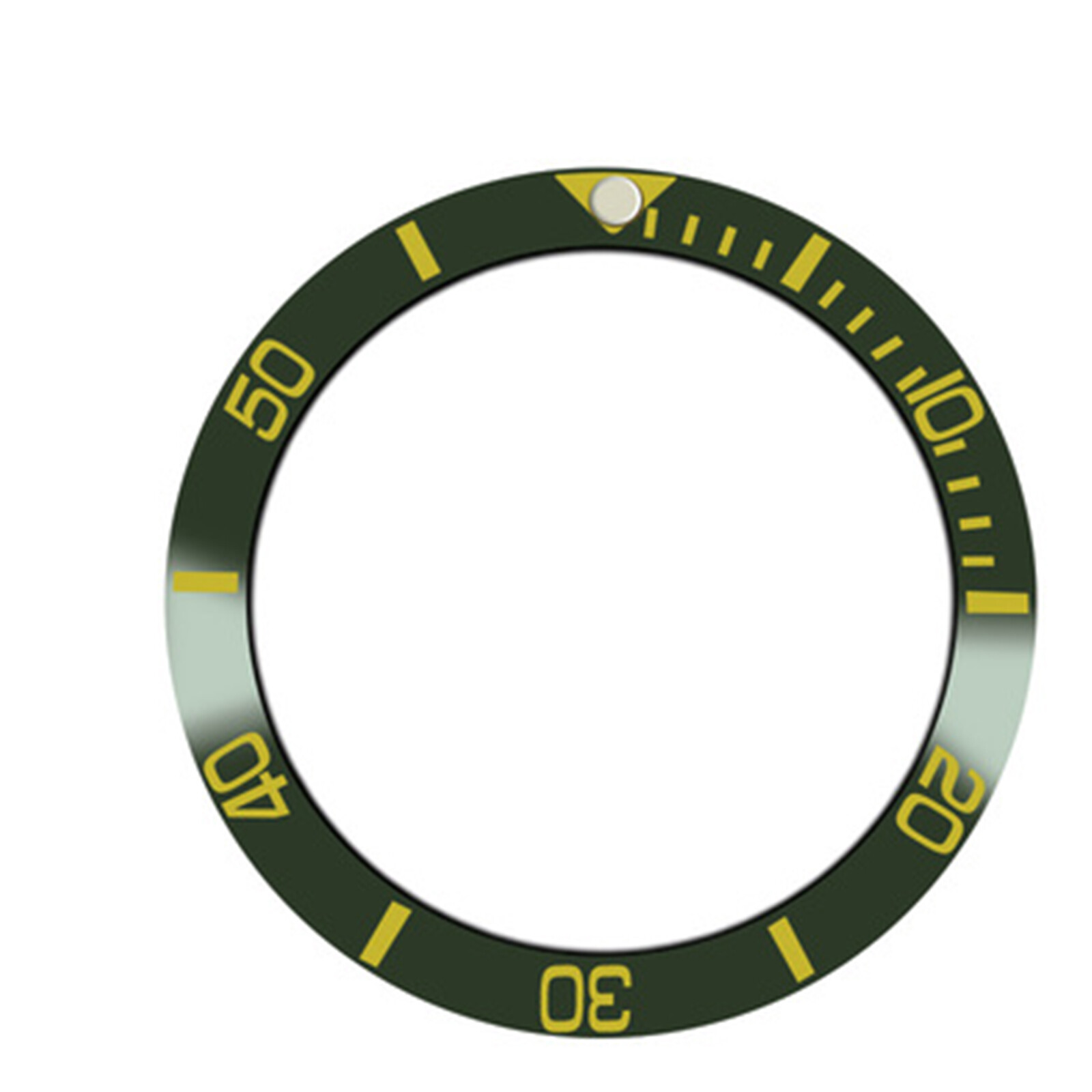 Aluminum / Ceramic Bezel Insert Watch Ring Replacement For 40mm GMT SUB Watch