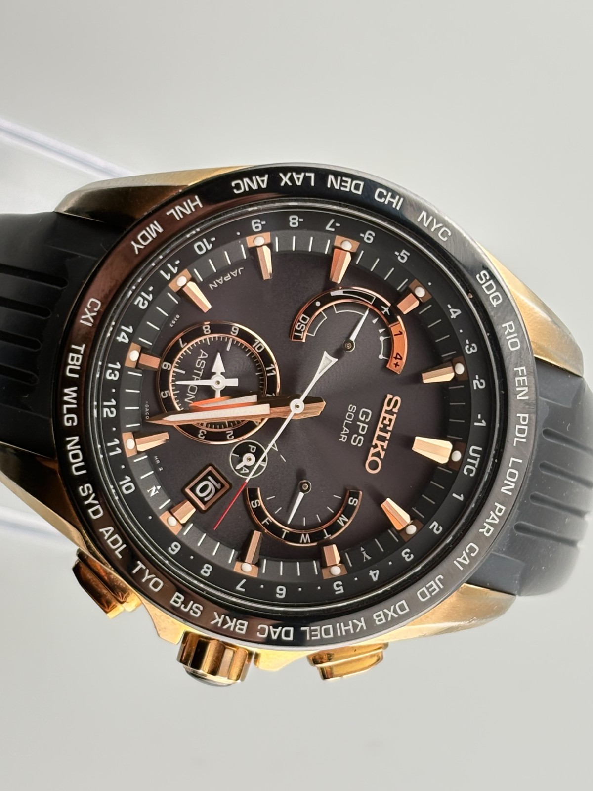 [W/Box & Paper] SEIKO Astron SBXB055 8X53-0AC0 GPS Solar Radio Men’s Watch