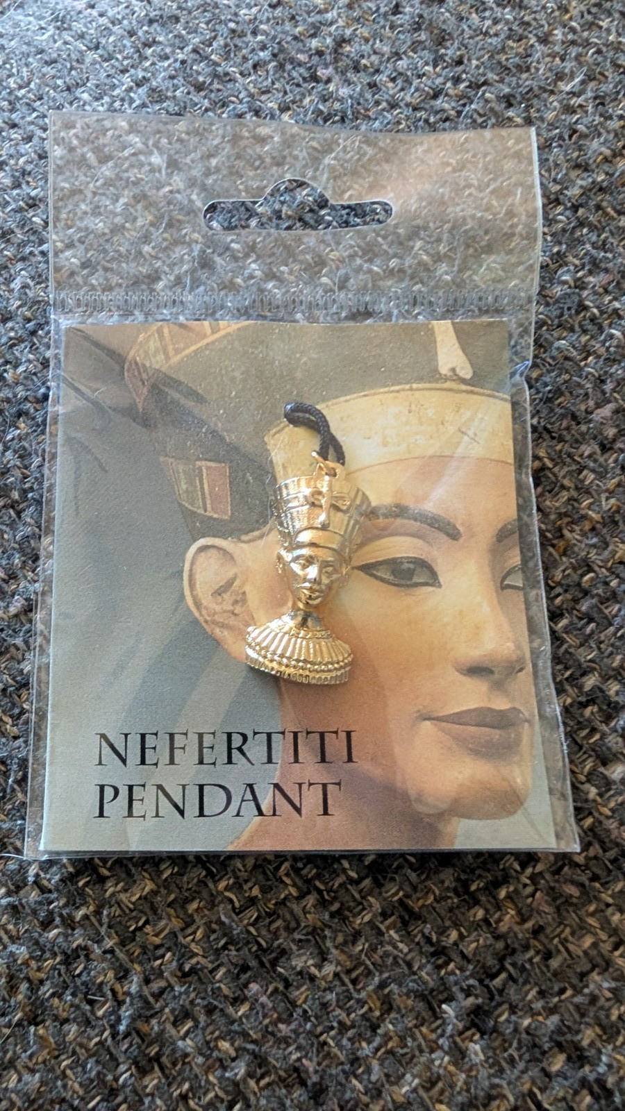 Nefertiti Pendant by Winter Reproductions Souvenir from Tut Museum