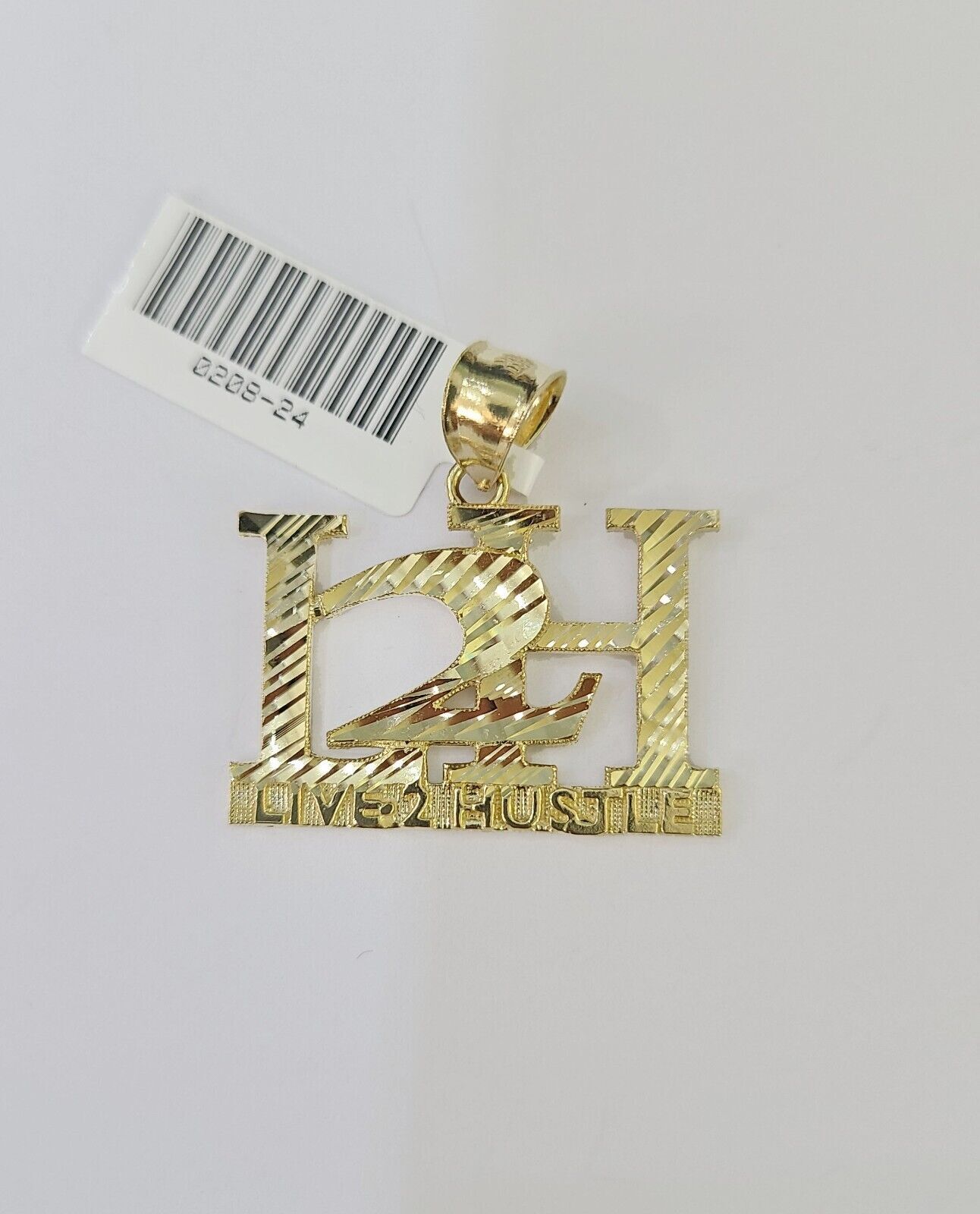 Real 10k 3mm Rope Chain L2H Pendant 18″ 20″ 22″ 24″ 26″ Gold Set