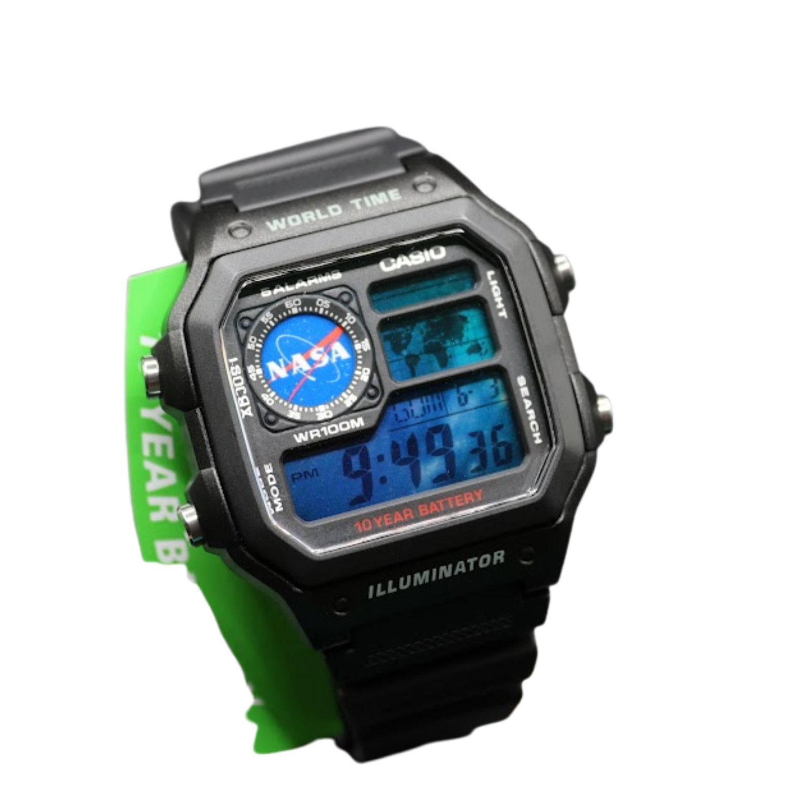 NASA Inspired | CASIO AE-1200WHD Royale | World Time Watch | Mod 🟦