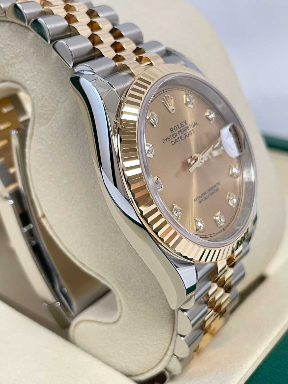Rolex Datejust 36 SS/Yellow Gold 126233 Champagne Diamond Jubilee