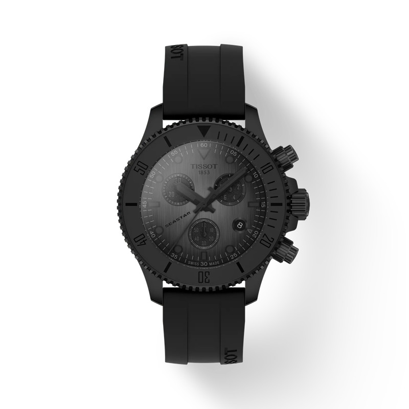 Tissot Seastar 1000 38mm Black Silicone Watch T120.217.37.061.00