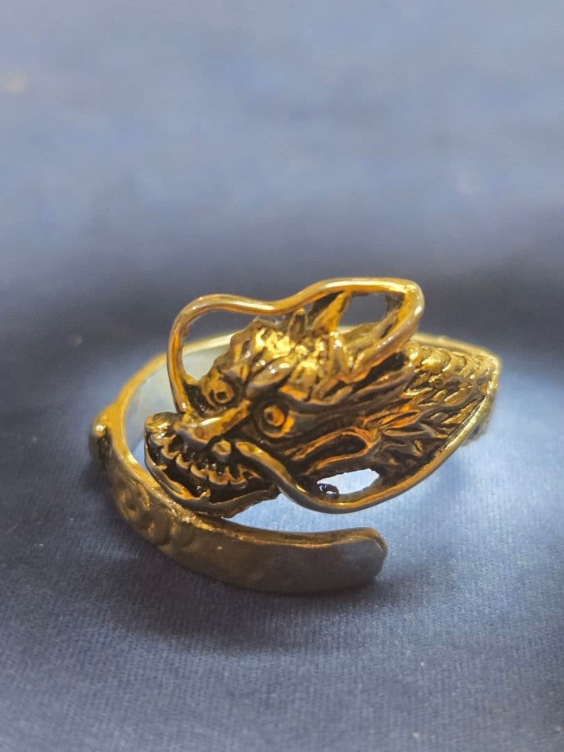 Dragon motif ring comes with a dragon case