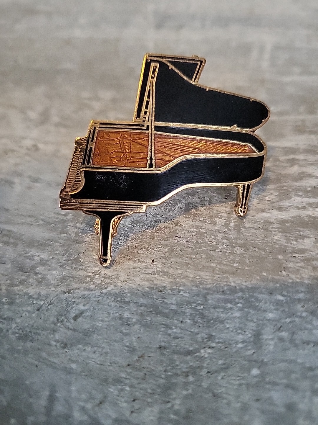 Vintage Future Primitive Steinway Grand Piano Enamel Pin