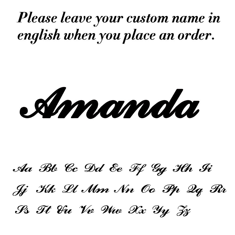 Personalized Name Necklace – Custom Script Pendant, Stainless Steel, Elegant Gif