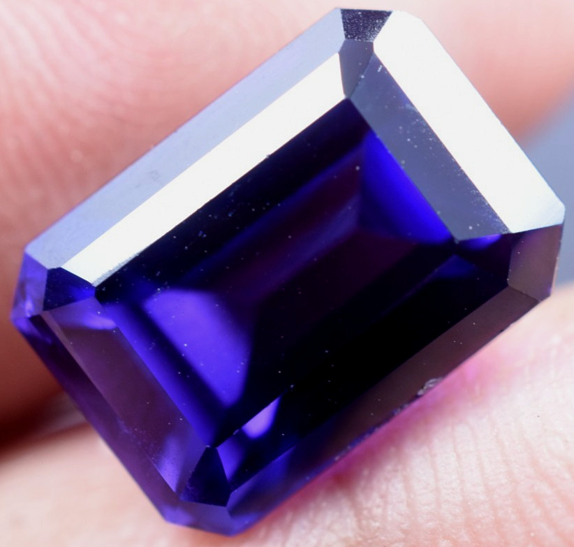 Very Clean 9.65 Ct Natural Purple Blue Tanzanite IF GGL Certified Loose Gem!!