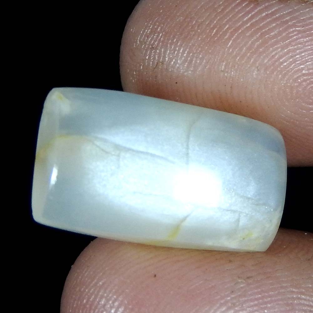 11.60Cts100%Natural Quality Silky Monnstone Cushion Cabochon Loose Gemstone