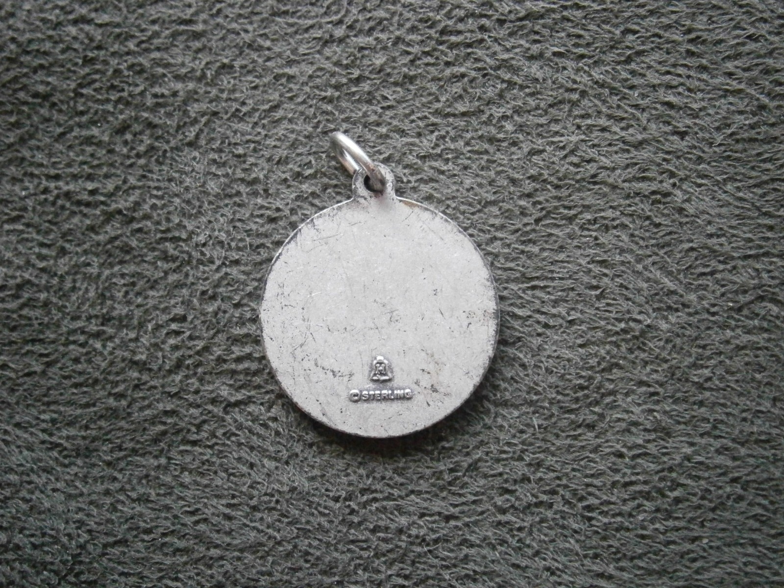 Minnesota State Seal Vintage Sterling Silver Bracelet Charm Pendant 3.0g