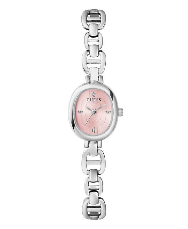 Guess Women’s Accessories Wristwatch GUESS WomensilverTone Analog Watch 21mm Sil