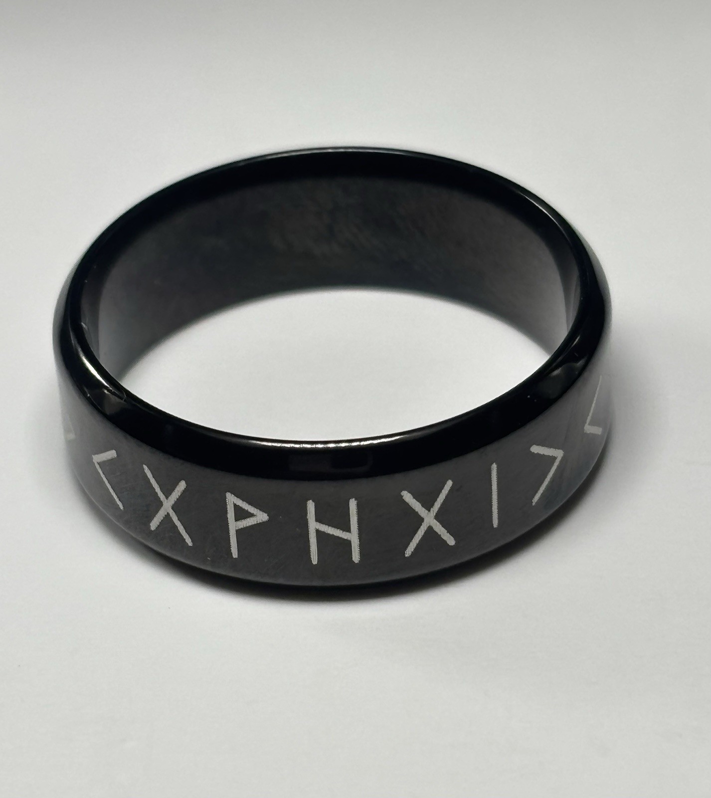 NWOT Besteel Men Ring Lot 6pc Size 11 Stainless Steel Band Spike, Dragon, Rune
