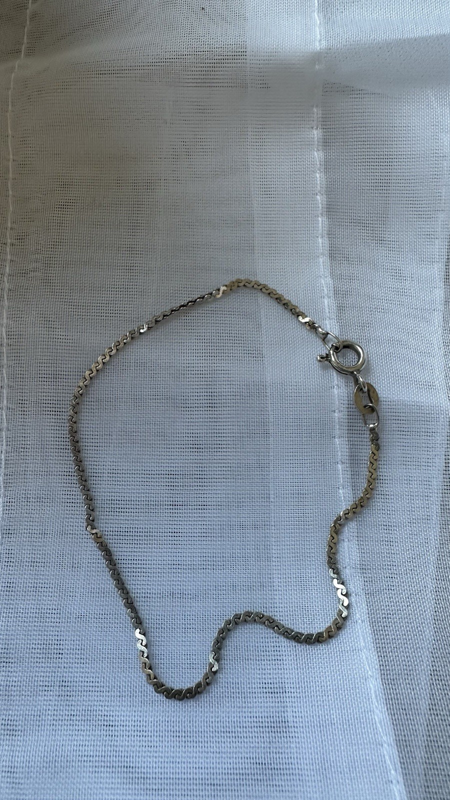 Sterling Silver Women’s Figaro bracelet