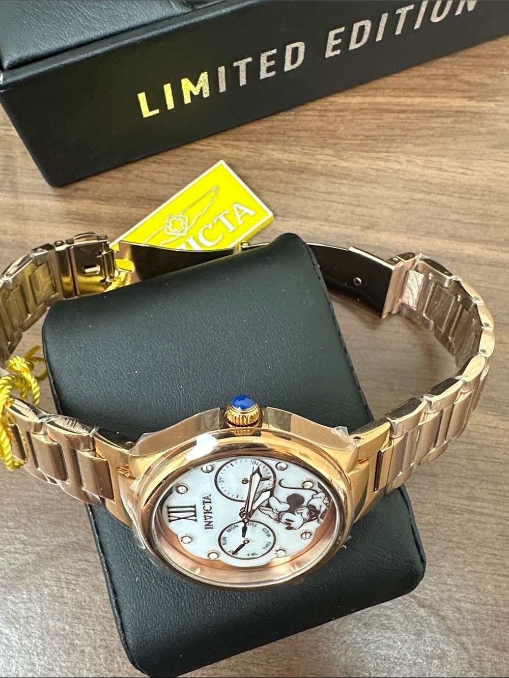 NWT LE Invicta Women’s Rose Gold Minnie Mouse Watch 35081