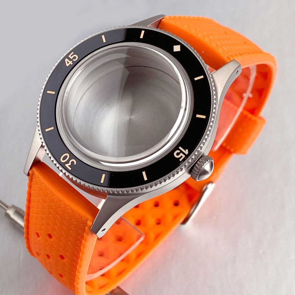40mm Sapphire 20ATM Watch Case For Fifty Fathoms NH35 NH36 ETA2824 Miyota8215