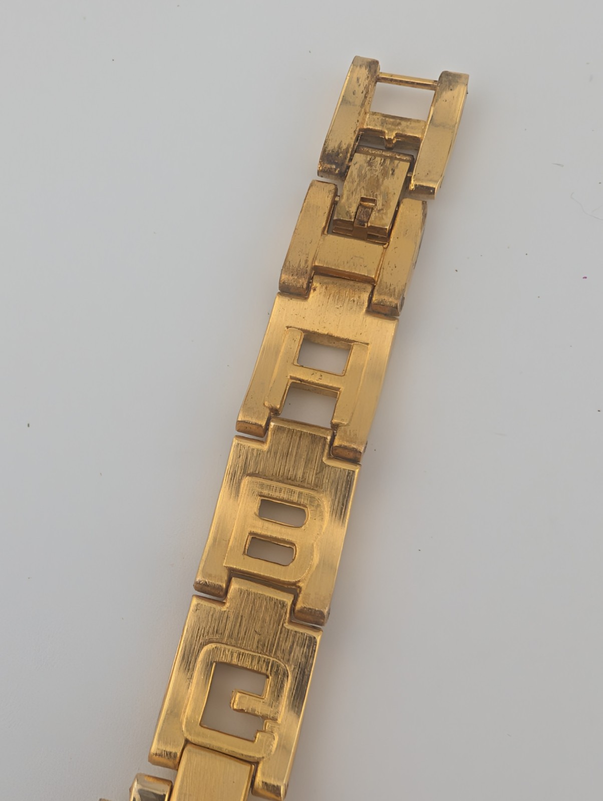 VTG Giorgio Beverly Hills Watch Women 19mm Case 7.5″ Band- New Battery