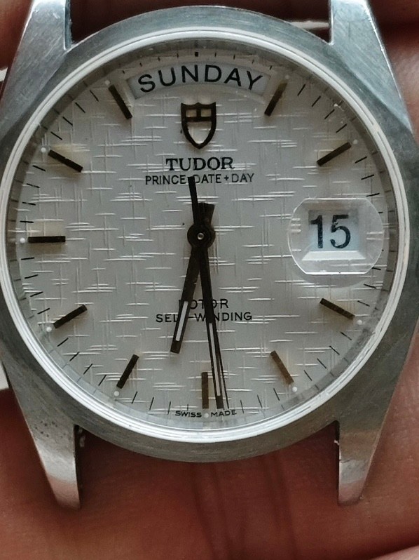 Tudor 76213 Stainless Steel 2834-2 Automatic Movement Watch Working