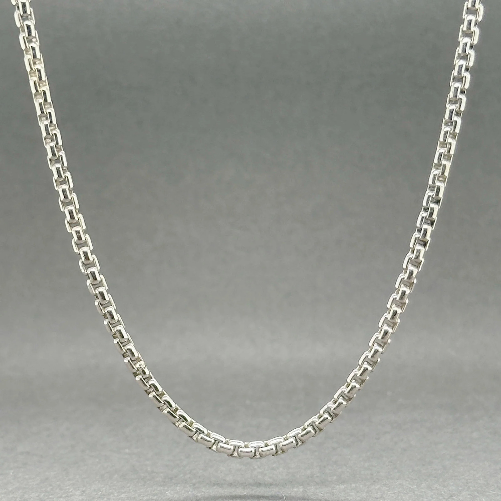 Estate David Yurman Sterling Silver 2.7mm 20″ Box Chain