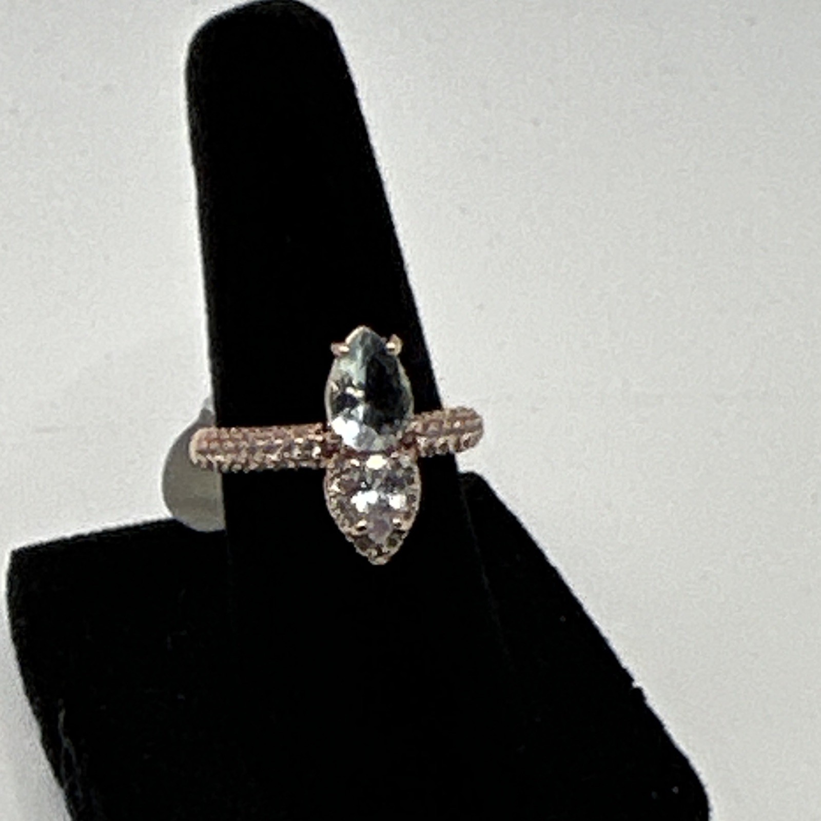 Ring Bomb Party Lot: Size 6 /6.5 Rose Gold Plated Cocktail Statement Stack 4pc