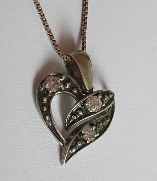 Vintage Necklace sterling silver 925. Сhain length 50 cm. Weight 7.36 g.