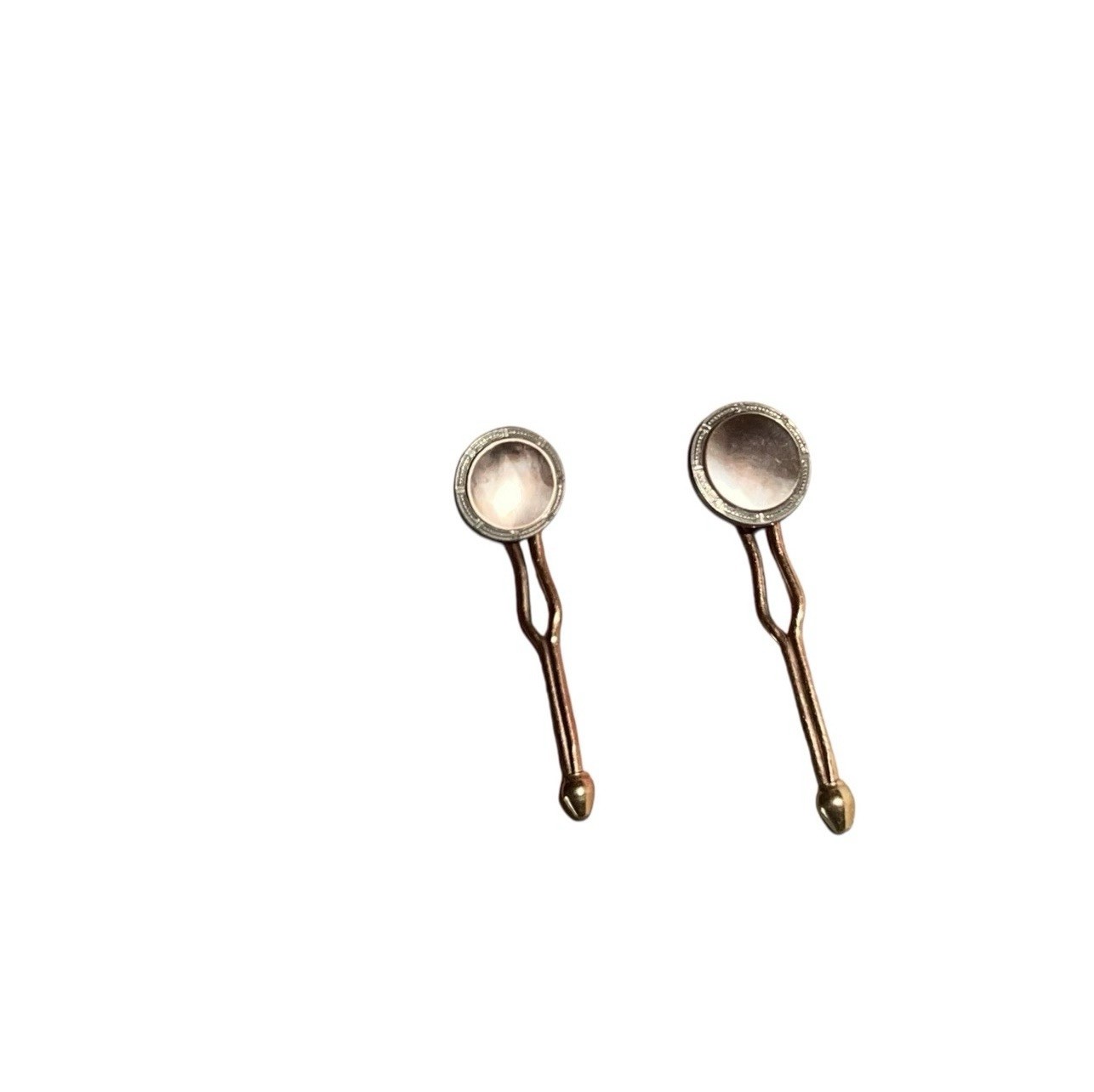 Mid 20th Century Krementz 12K GF Studs & Dolan Bullock 12K GF Cufflinks Set 3.