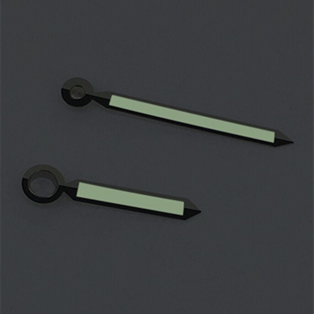 Silver Trim Green Luminous 2 Hands for ST3600 ST3620 ETA6497 ETA6498 Watch