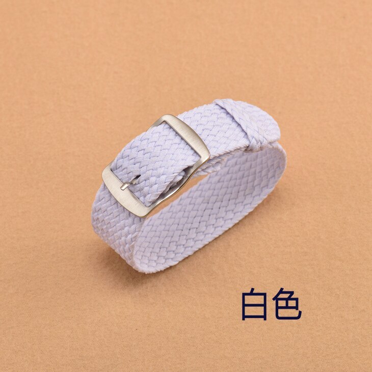 Long Strap PL Nylon Watch Band Bracelet 14mm 16 18mm 20mm 22mm Weave Wrist Strap