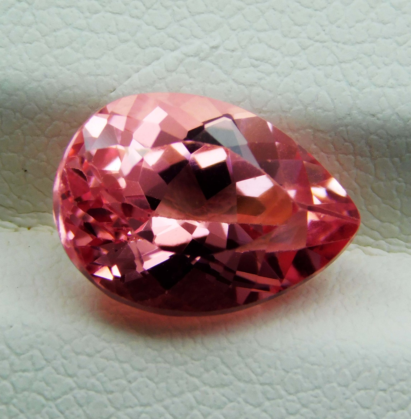Certified 4.90 Ct Natural Padparadscha Sapphire Stunning Pear Cut Gemstone