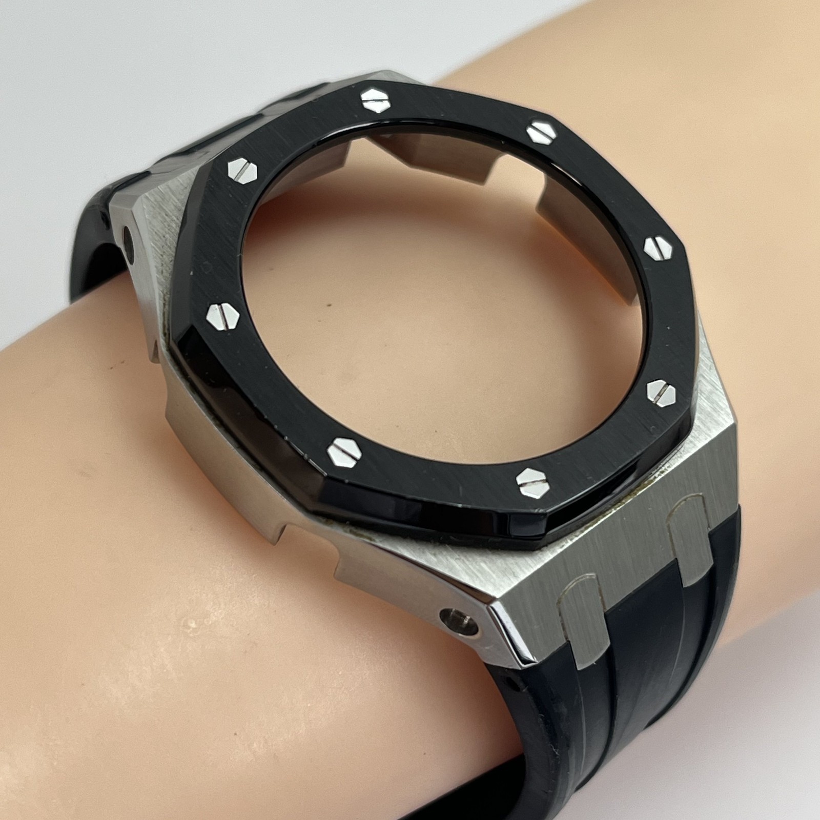 G-shock cover for GA2100, GA2110 SS Protective Case with Rubber Band &Clasp#B803