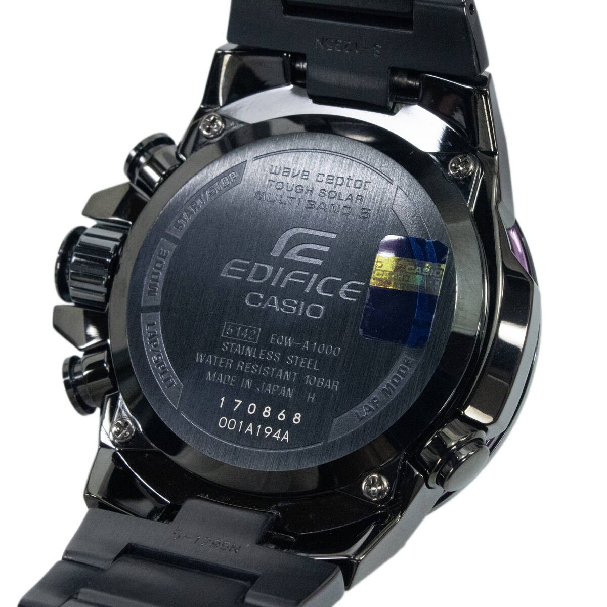 Working Item New Casio Men’s Watch Rechargeable Solar Radio EQW A1000DC 1AJF Bla