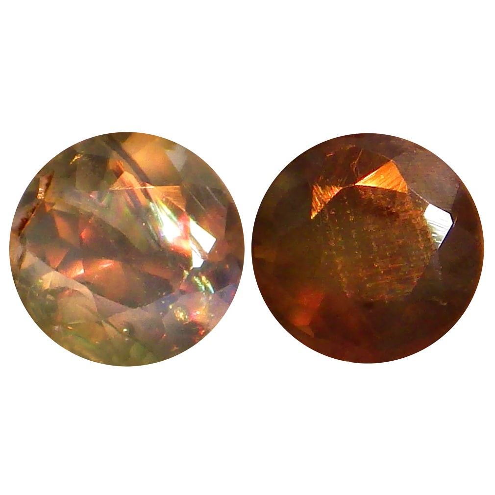0.30 ct(2pcs) MATCHING PAIR Round (3.17 x 3.16 mm) Natural Alexandrite