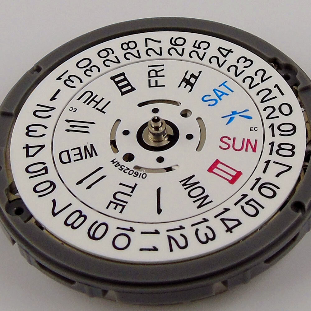 24 Jewels Japan NH36A Automatic Watch Movement Fit Crown at 3.0 &3.8 o’clock
