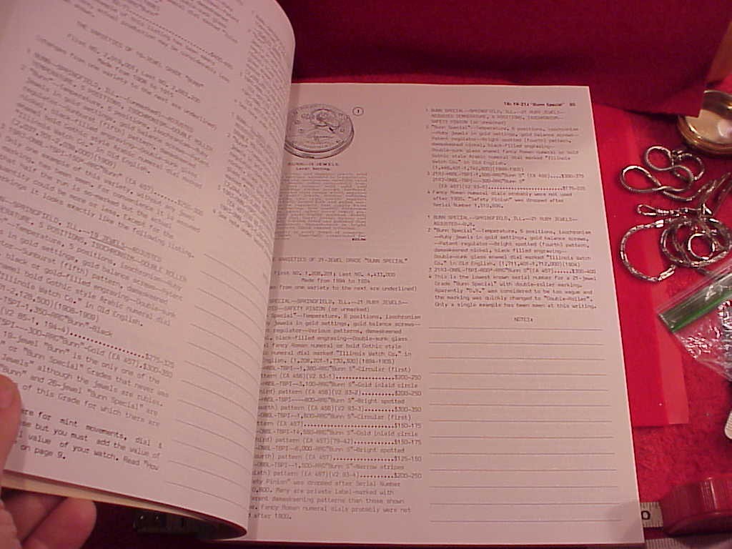 ILLINOIS BOOK American Pocket Watches Volume Two Roy Ehrhardt 1985 LIBRARY COPY