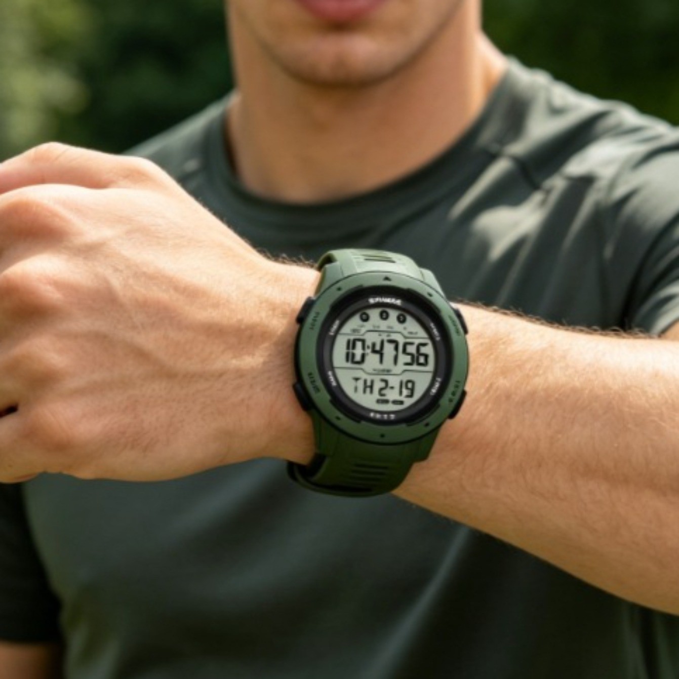 Men’s Waterproof Digital Sports Watch Military Tactical LED Backlight Wristwatch