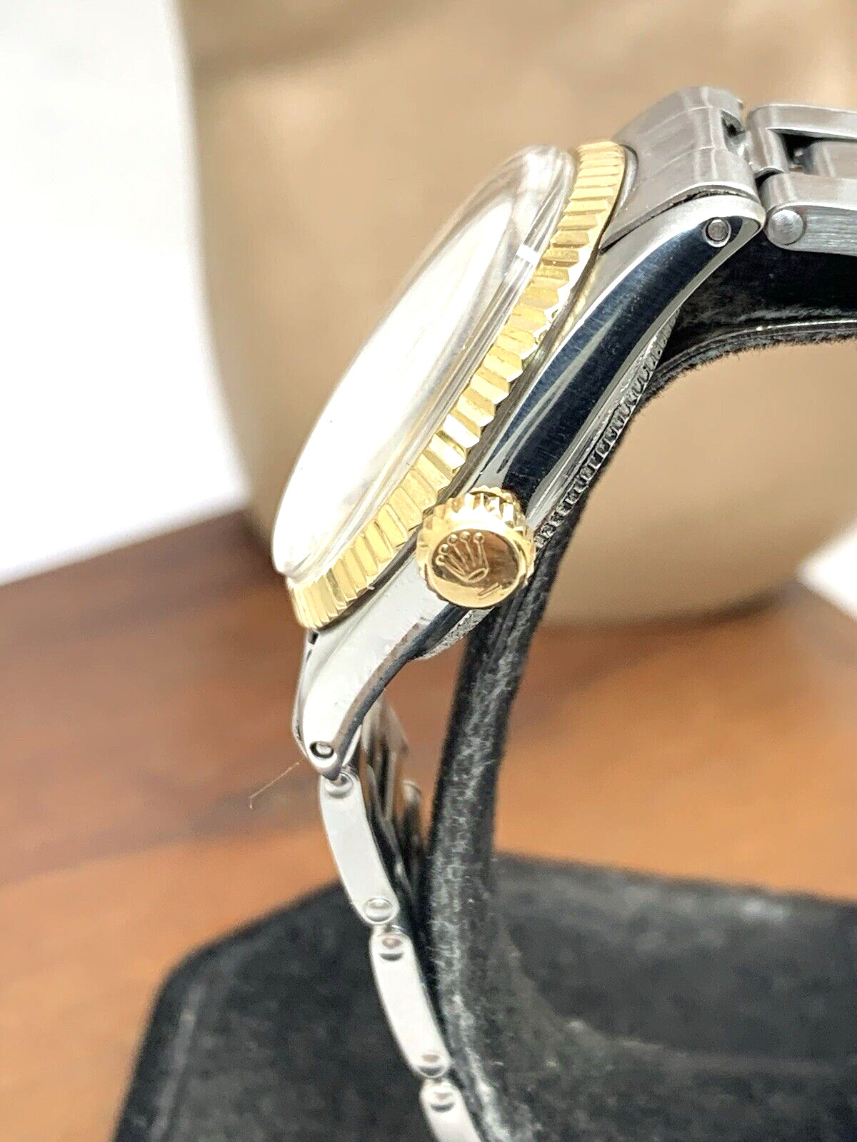 Rolex Speedking Oyster Perpetual 6430 Watch Swiss Wind Steel 14k Bezel 30mm