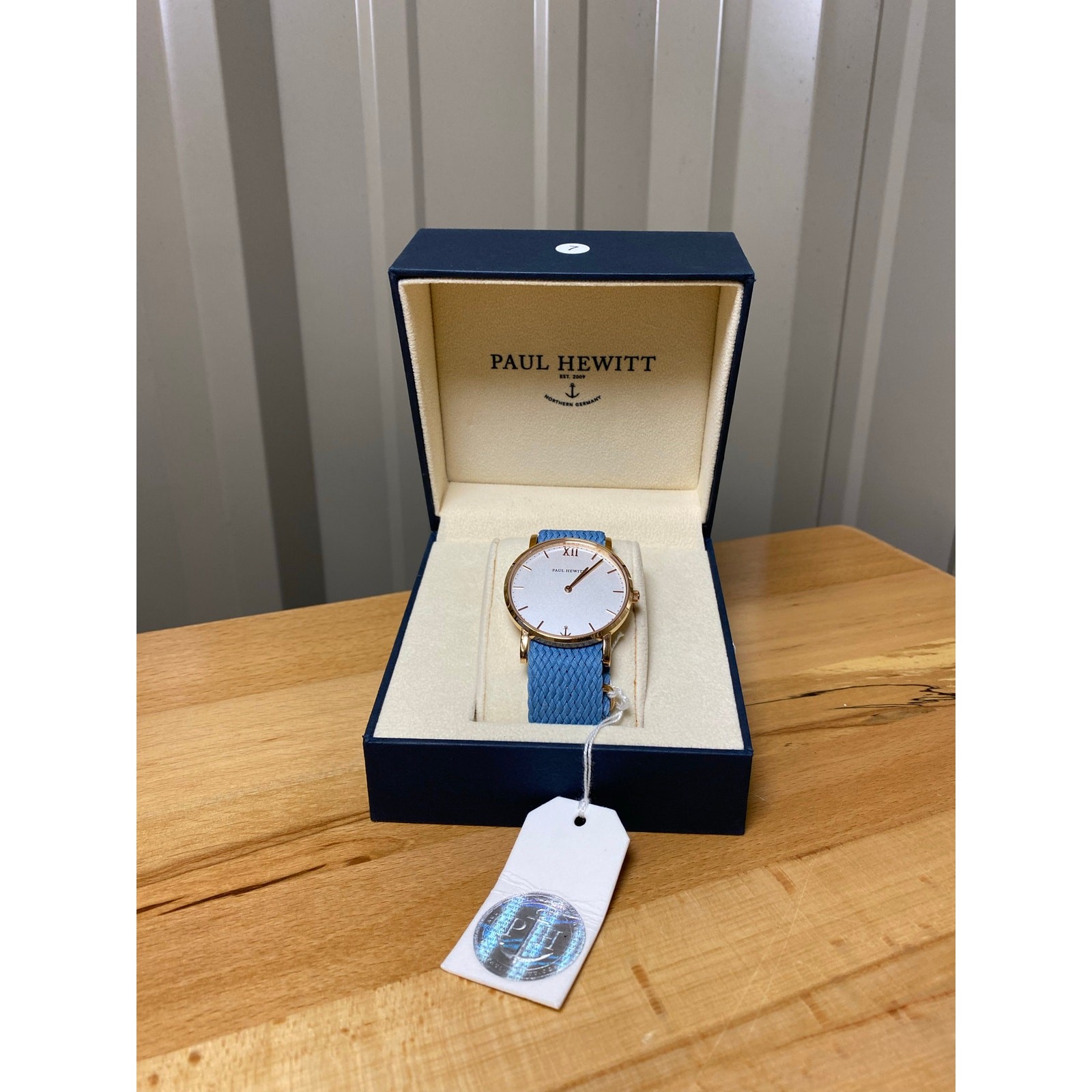 Paul Hewitt Sailor Line White Sand Face Rose Gold Men’s Watch