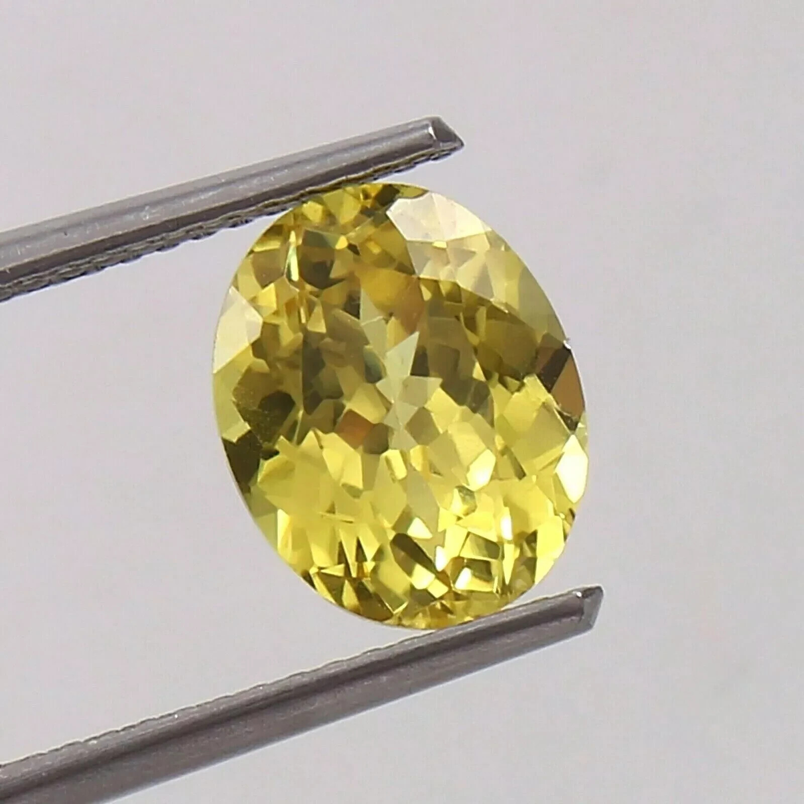 Amazing Natural Ceylon 9-11Ct Oval Cut Loose Yellow Sapphire Gemstone