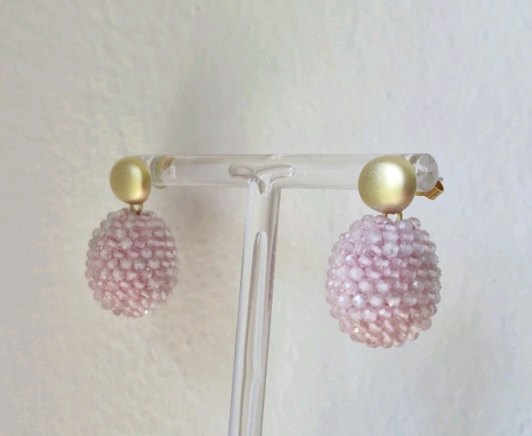ROSE QUARTZ EARRINGS REMOVABLE