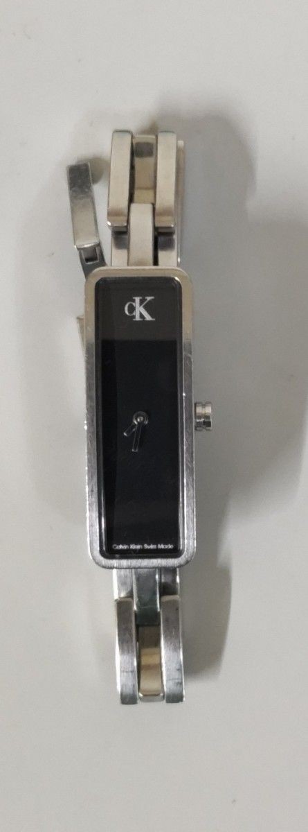 Calvin Klein CK ladies’ wristwatch square type black dial excellent condition