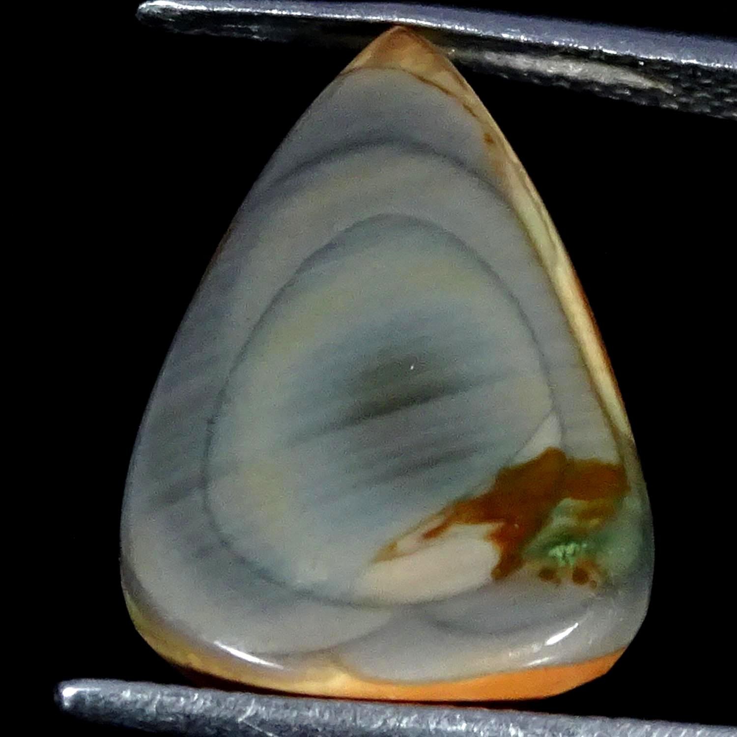 6.90Cts Ultra Natural Imperial Jasper Pear Cabochon Gemstone 13X18X4MM
