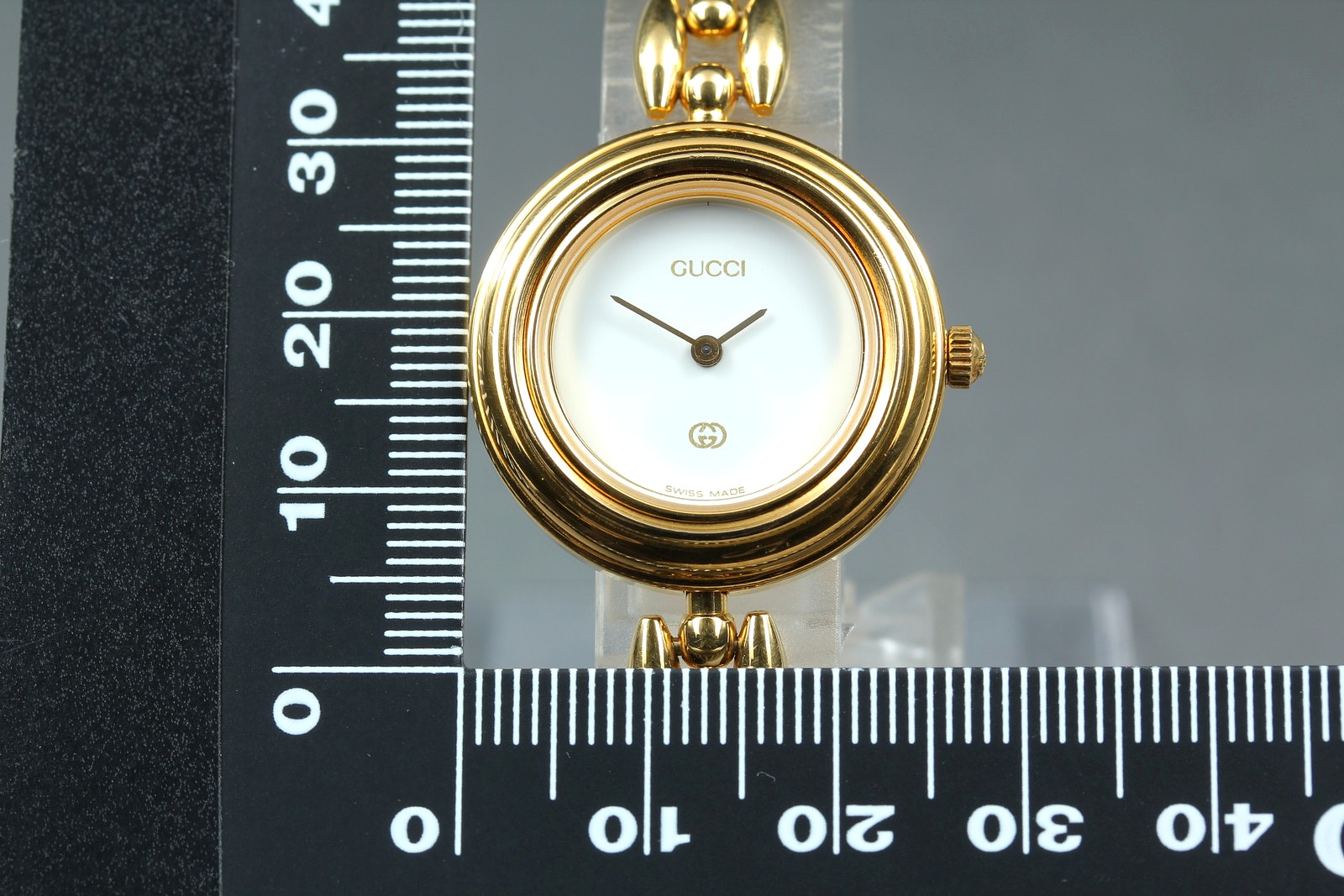 Full Set [Near MINT] GUCCI Change Bezel 11/12 6 Colors Gold Quartz Women’s Watch
