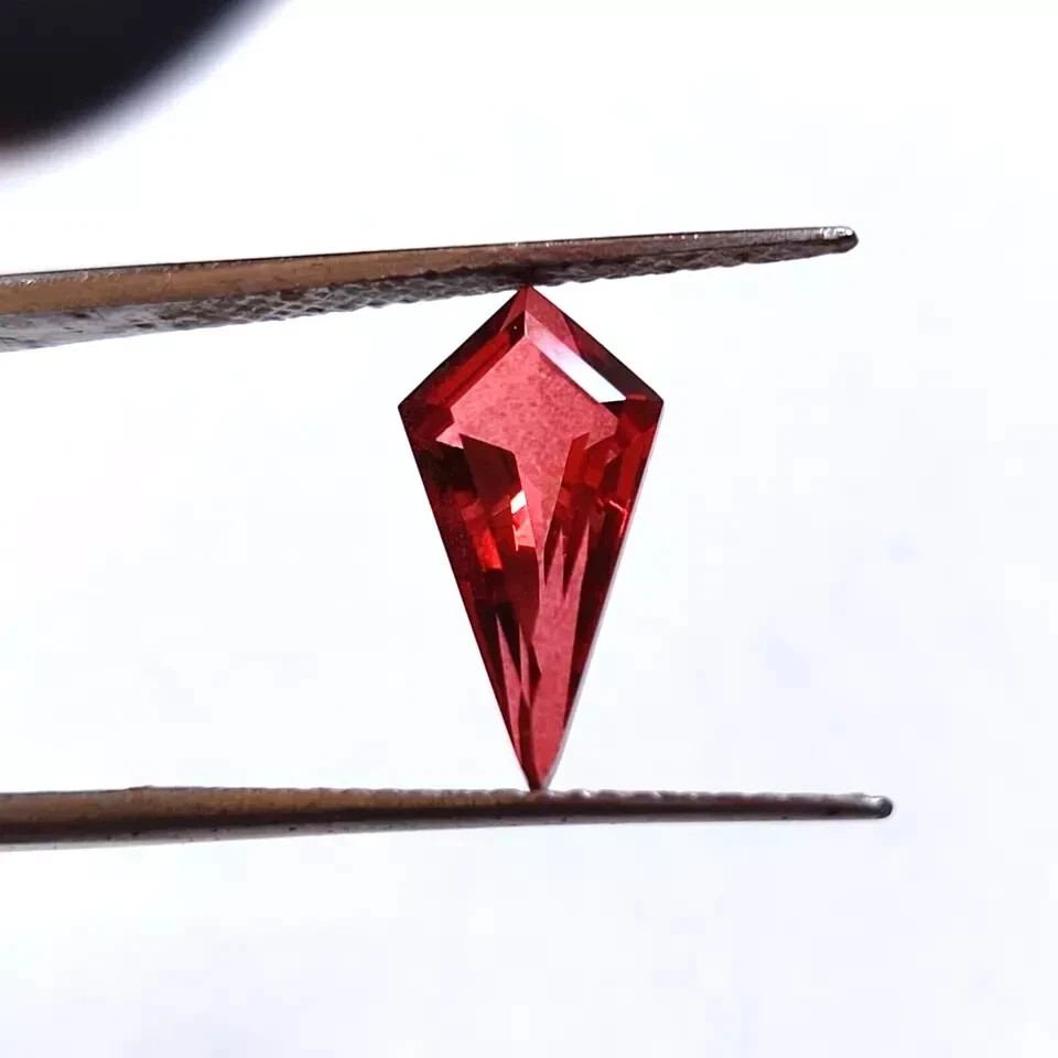 Padparadscha Sapphire 10.00 Ct+ Kite Cut Natural Sri Lanka Loose Gemstone