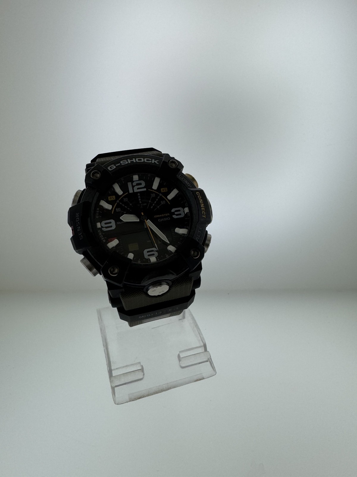 Casio G-Shock WATCH GG B100 1A3 COMPASS GREENISH BLACK BENZEL DISPLAY SAMPLE 61